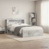 vidaXL Headboard Cabinet with Storage White Engineered Wood
