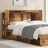 vidaXL Headboard Cabinet with Storage White Engineered Wood