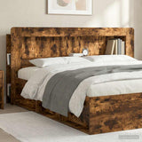 vidaXL Headboard Cabinet with Storage White Engineered Wood