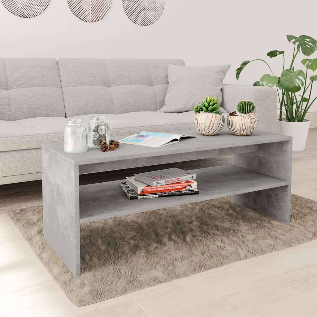 vidaXL Salontafel Wit 60 x 50 x 40 cm Bewerkt hout