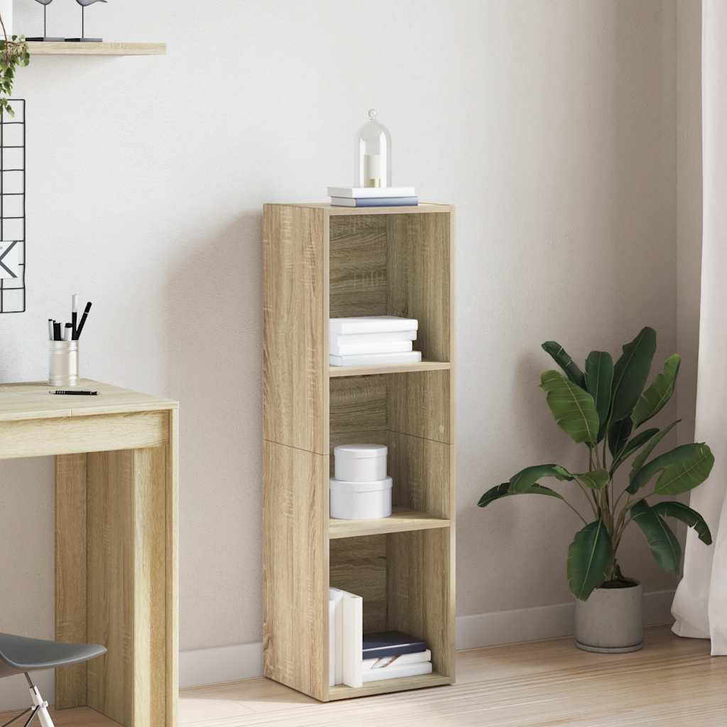 vidaXL Boekenkast/tv-meubel 36x30x114 cm bewerkt hout wit