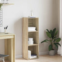 vidaXL Boekenkast/tv-meubel 36x30x114 cm bewerkt hout wit