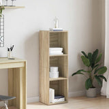 vidaXL Boekenkast/tv-meubel 36x30x114 cm bewerkt hout wit