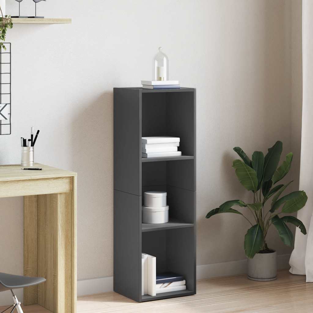 vidaXL Boekenkast/tv-meubel 36x30x114 cm bewerkt hout wit