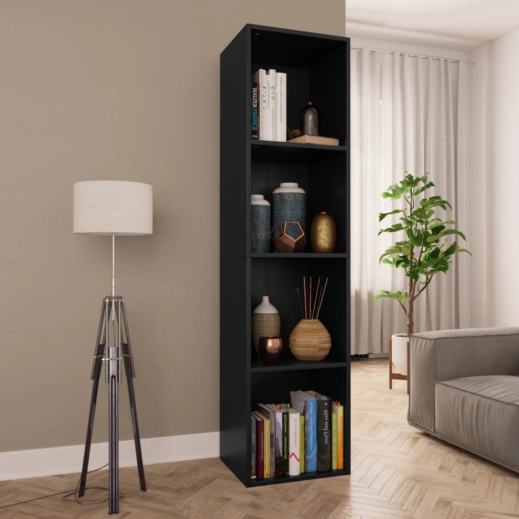 vidaXL Boekenkast/tv-meubel 36x30x114 cm bewerkt hout wit