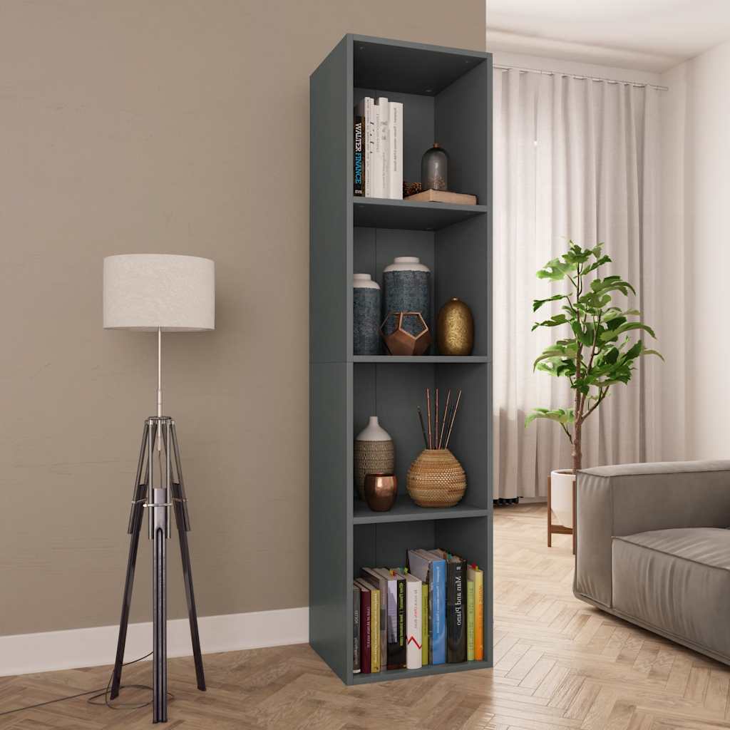 vidaXL Boekenkast/tv-meubel 36x30x114 cm bewerkt hout wit