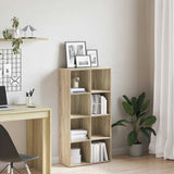 vidaXL Boekenkast/tv-meubel 36x30x114 cm bewerkt hout wit