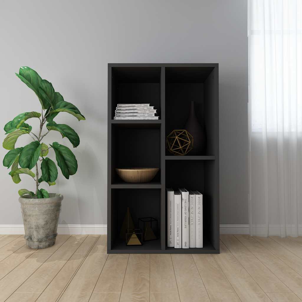 vidaXL Boekenkast/dressoir 50x25x80 cm bewerkt hout wit
