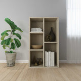 vidaXL Boekenkast/dressoir 50x25x80 cm bewerkt hout wit