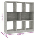 vidaXL Boekenkast 97,5x29,5x100 cm bewerkt hout wit