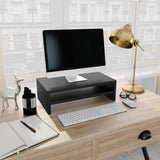 vidaXL Monitorstandaard 42x24x13 cm bewerkt hout wit