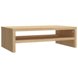 vidaXL Monitorstandaard 42x24x13 cm bewerkt hout wit