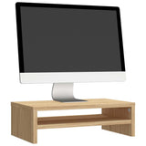 vidaXL Monitorstandaard 42x24x13 cm bewerkt hout wit