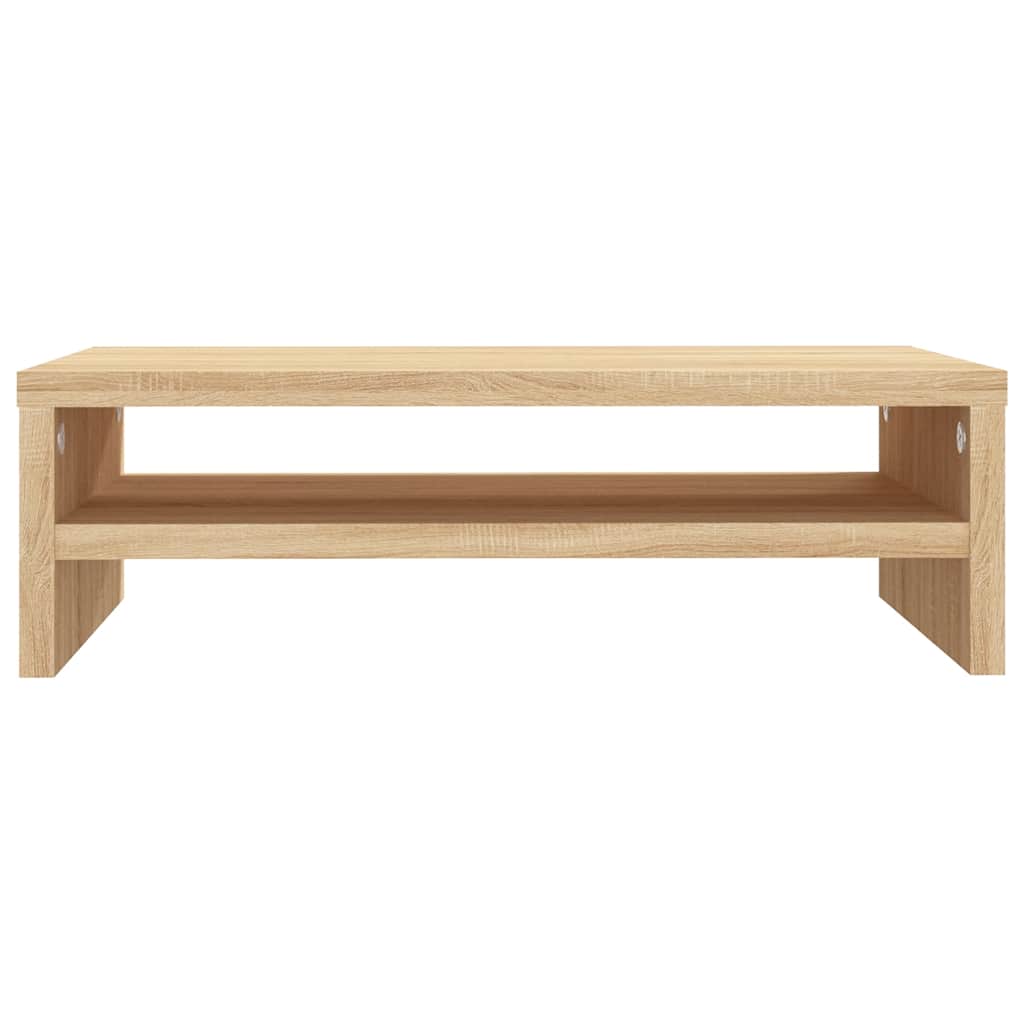 vidaXL Monitorstandaard 42x24x13 cm bewerkt hout wit