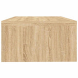 vidaXL Monitorstandaard 42x24x13 cm bewerkt hout wit