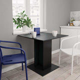 vidaXL Eettafel 80x80x75 cm bewerkt hout wit