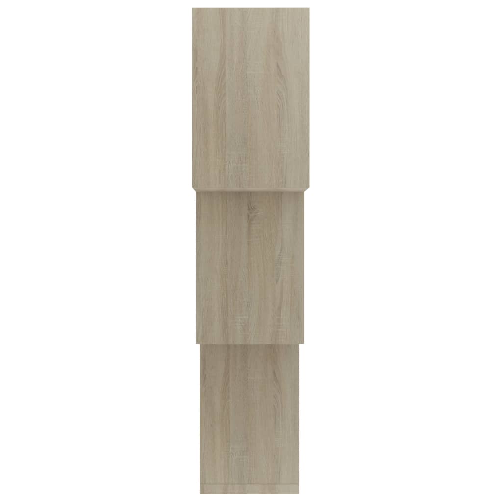 vidaXL Wandschappen kubus 68x15x68 cm bewerkt hout wit
