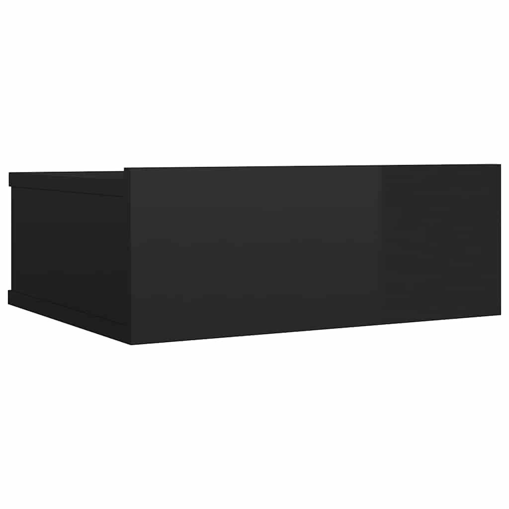 vidaXL Nachtkastje zwevend 40x30x15 cm bewerkt hout wit