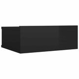 vidaXL Nachtkastje zwevend 40x30x15 cm bewerkt hout wit