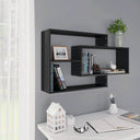 vidaXL Wandschappen 104x20x58,5 cm bewerkt hout wit