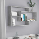 vidaXL Wandschappen 104x20x58,5 cm bewerkt hout wit