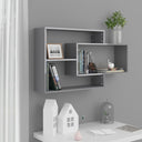 vidaXL Wandschappen 104x20x58,5 cm bewerkt hout wit