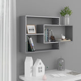 vidaXL Wandschappen 104x20x58,5 cm bewerkt hout wit