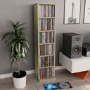 vidaXL Cd-kast 21x20x88 cm bewerkt hout wit