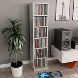 vidaXL Cd-kast 21x20x88 cm bewerkt hout wit