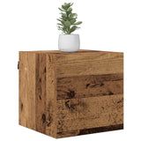 vidaXL TV Kast Oudhout 30,5 x 30 x 30 cm Bewerkt hout