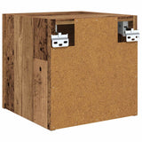 vidaXL TV Kast Oudhout 30,5 x 30 x 30 cm Bewerkt hout