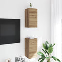 vidaXL TV Kast Oudhout 30,5 x 30 x 30 cm Bewerkt hout