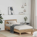 vidaXL Cadre de lit avec pieds en bois 200x200 cm