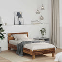 vidaXL Cadre de lit avec pieds en bois 200x200 cm