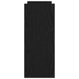 vidaXL Monitor Bureau Stand Zwart Eiken 40 x 17 x 41 cm Bewerkt hout