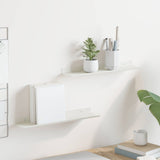 vidaXL Wandplank met plank Wandgemonteerd 3 pcs Zwart 80 x 9 x 2.5 cm