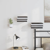 vidaXL Wall Shelf with Storage 4 pcs Black 6 x 10.8 x 6.6 cm