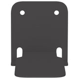 vidaXL Wall Shelf with Storage 4 pcs Black 6 x 10.8 x 6.6 cm