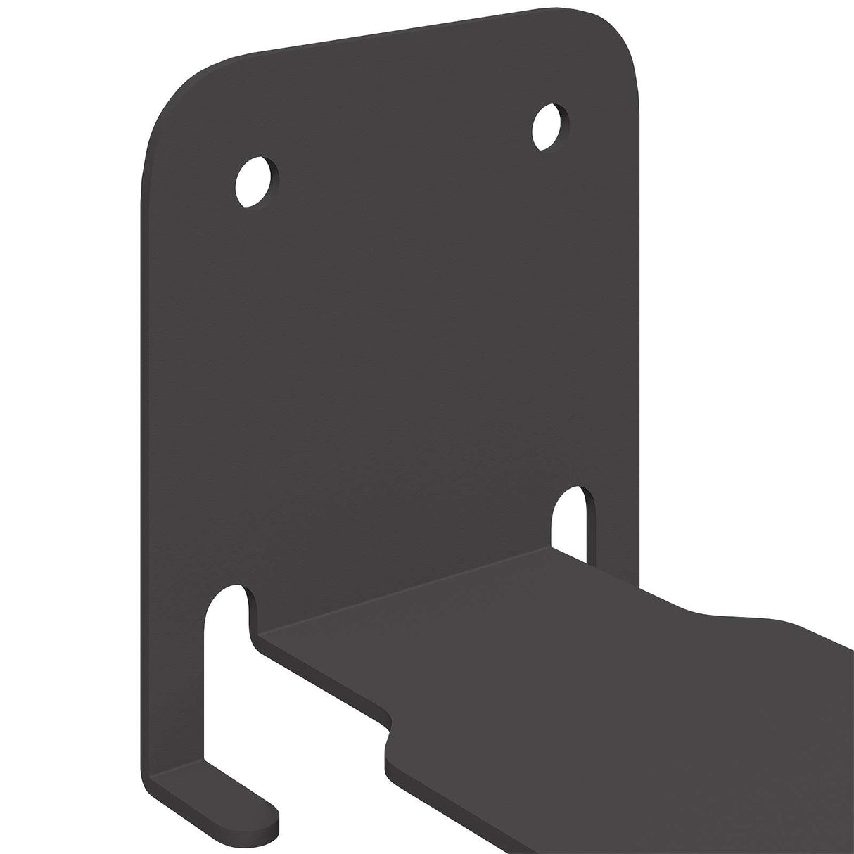 vidaXL Wall Shelf with Storage 4 pcs Black 6 x 10.8 x 6.6 cm