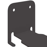 vidaXL Wall Shelf with Storage 4 pcs Black 6 x 10.8 x 6.6 cm