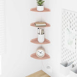 vidaXL Floating Shelf with Storage 2 pcs Black 15 x 15 x 2 cm