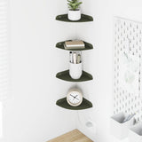 vidaXL Floating Shelf with Storage 2 pcs Black 15 x 15 x 2 cm