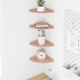 vidaXL Floating Shelf with Storage 2 pcs Black 15 x 15 x 2 cm