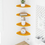 vidaXL Floating Shelf with Storage 2 pcs Black 15 x 15 x 2 cm