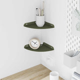 vidaXL Floating Shelf with Storage 2 pcs Black 15 x 15 x 2 cm