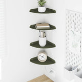 vidaXL Floating Shelf with Storage 2 pcs Black 15 x 15 x 2 cm