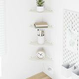 vidaXL Floating Shelf with Storage 2 pcs Black 15 x 15 x 2 cm
