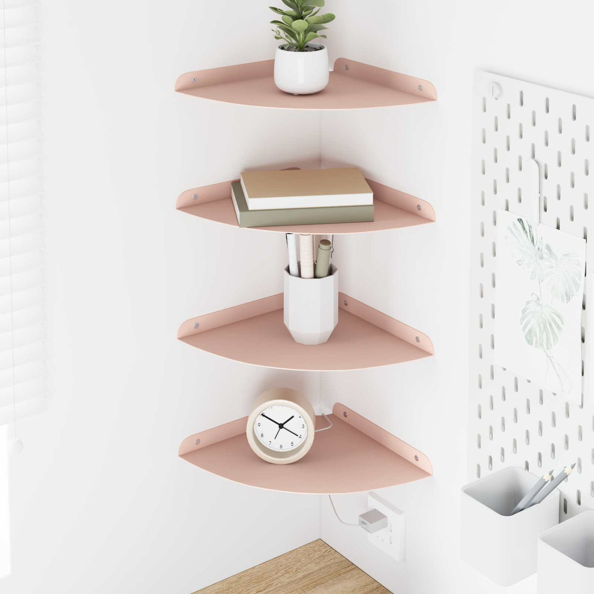 vidaXL Floating Shelf with Storage 2 pcs Black 15 x 15 x 2 cm
