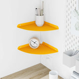 vidaXL Floating Shelf with Storage 2 pcs Black 15 x 15 x 2 cm