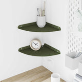 vidaXL Floating Shelf with Storage 2 pcs Black 15 x 15 x 2 cm